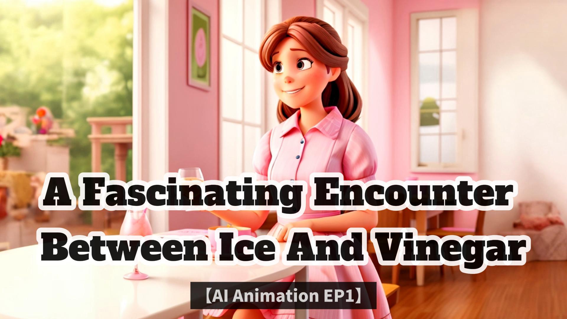 A Fascinating Encounter Between Ice And Vinegar