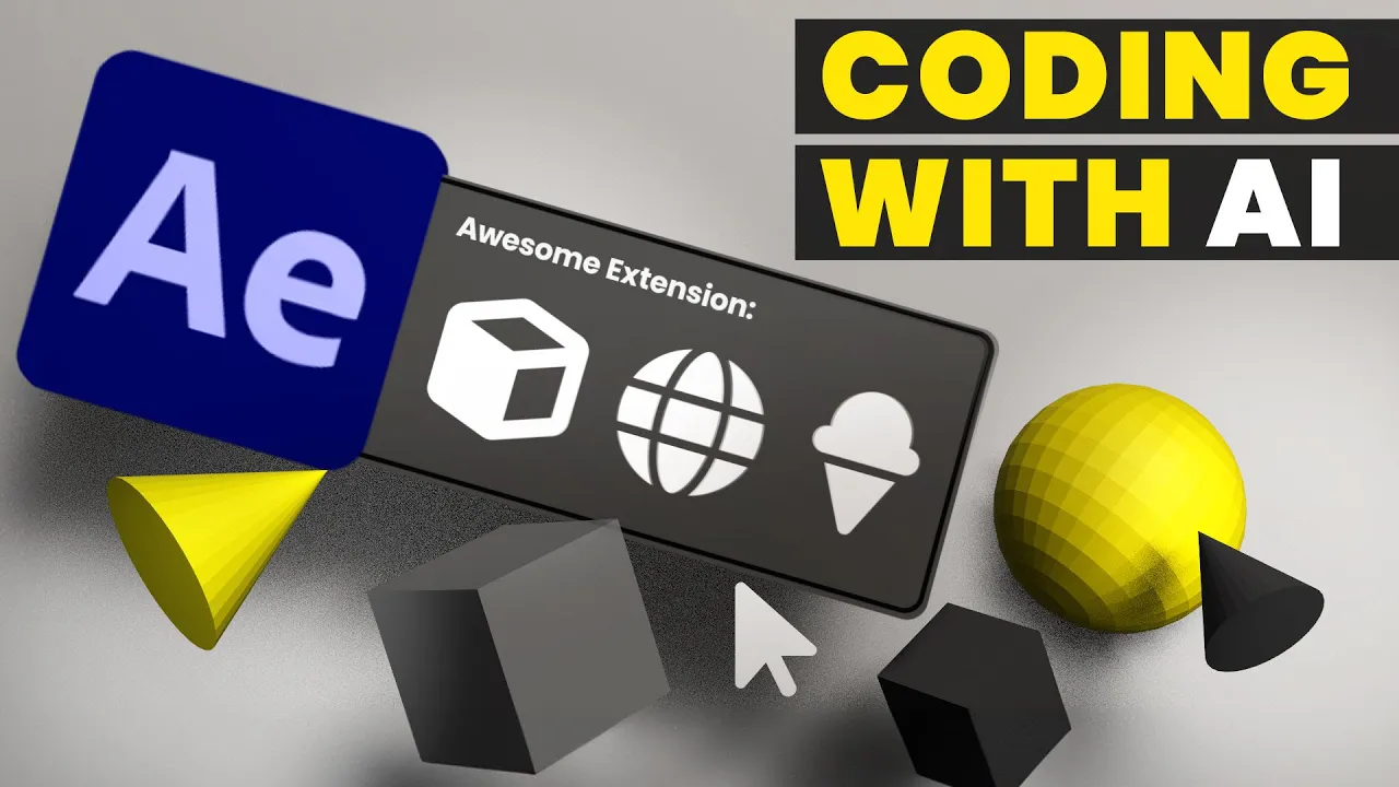 Adobe AE Extension, coding with AI