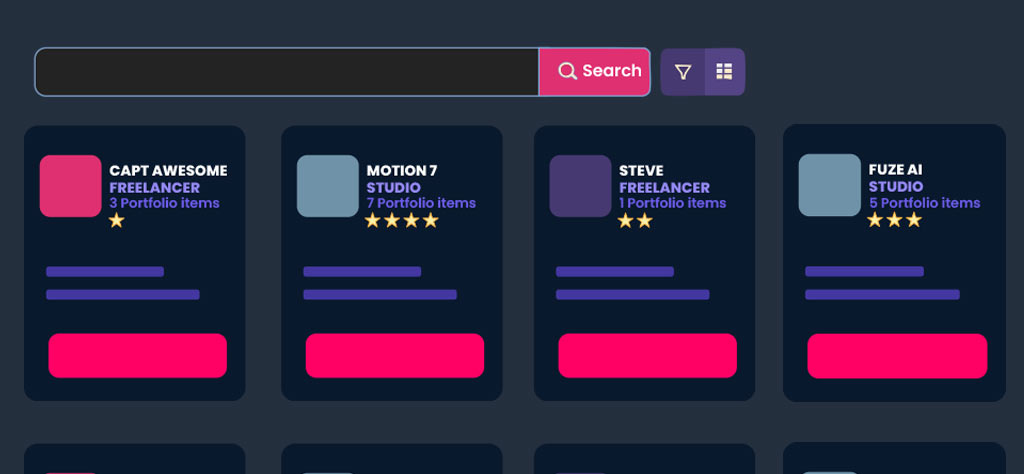 Creative AI directory - AI video and animation creators, studios & freelancers